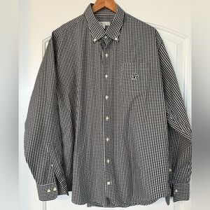 Peter Millar x Jack Daniels Men's cotton/silk blend Black and White Check Shirt